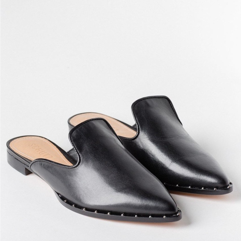 SCHUTZ Tae Mule in Black Size 9.5
